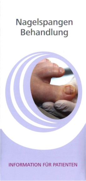 Flyer: Patienteninformation Spangenbehandlung