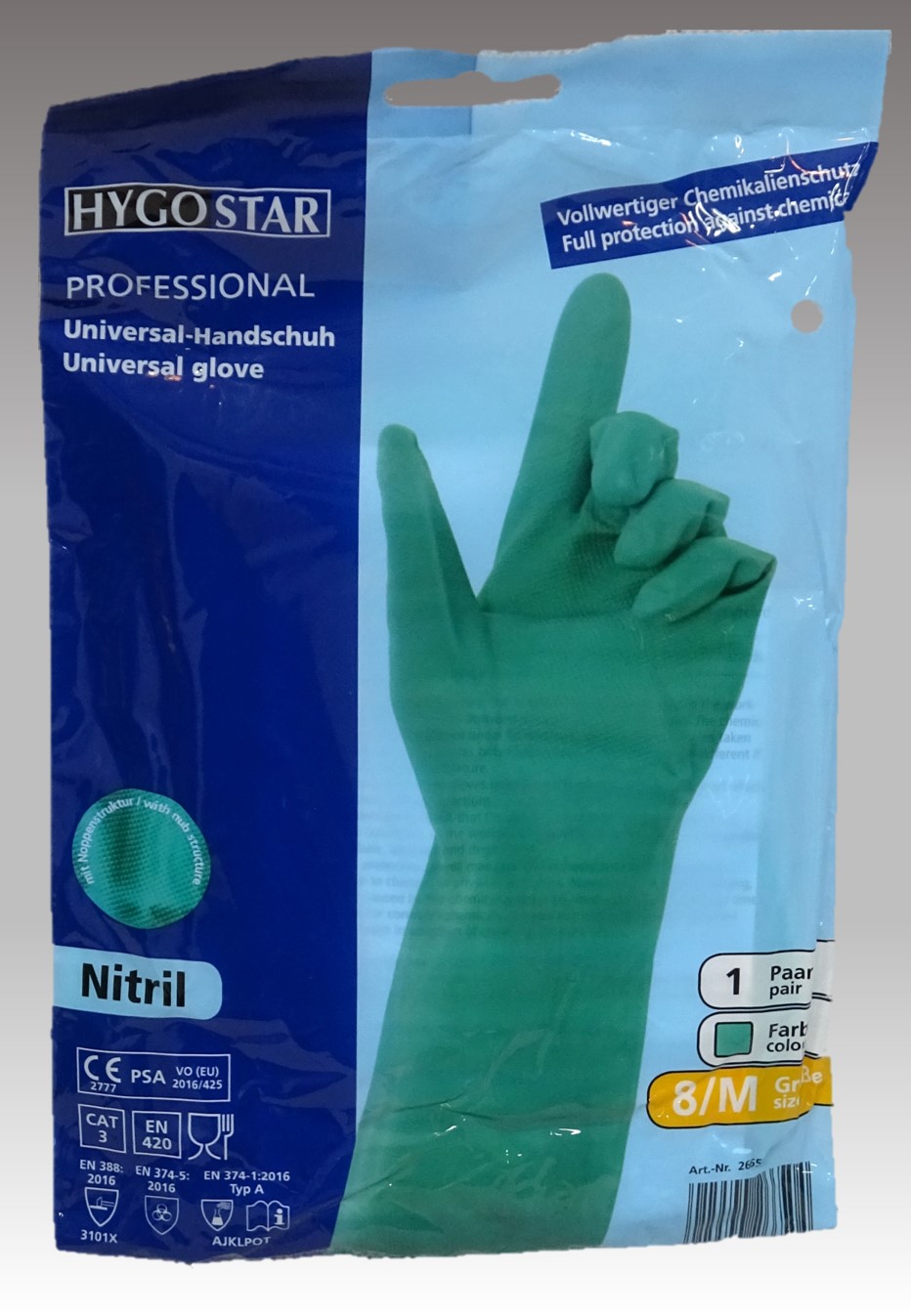 Chemikalienschutzhandschuhe Nitril "Professional Line" – Bild 3